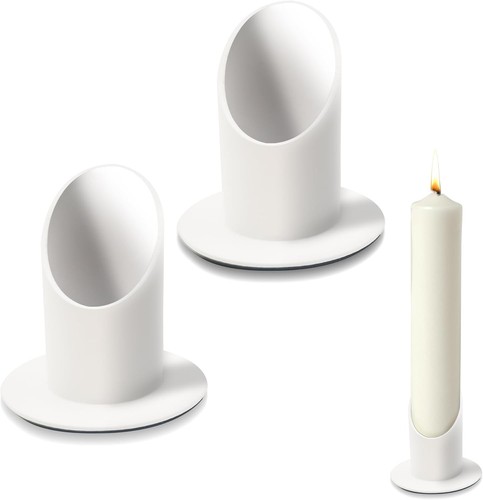 Stück kerzenständer weiß - 2,
