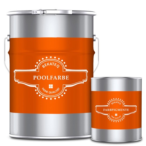 Schwimmbadfarbe poolfarbe - 1k,