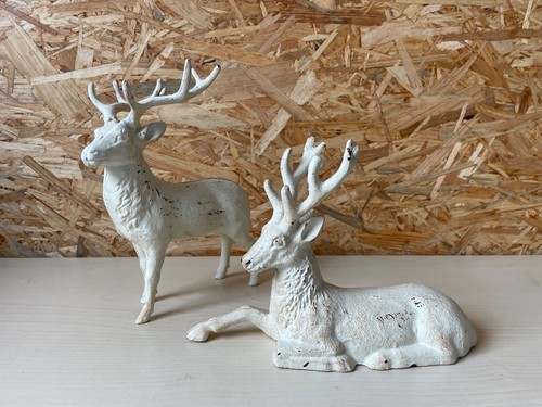 Stück paar hirsch skulptur - 2,