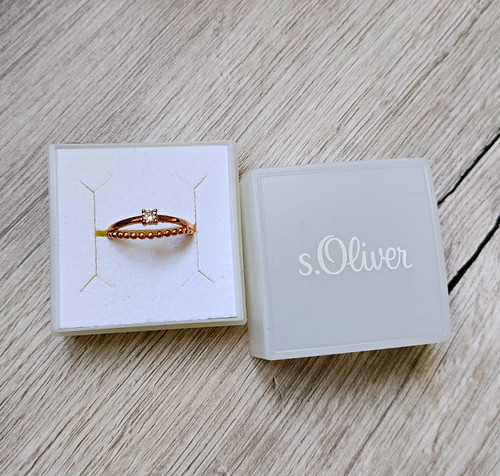 Oliver ring band - s.oliver, roségold