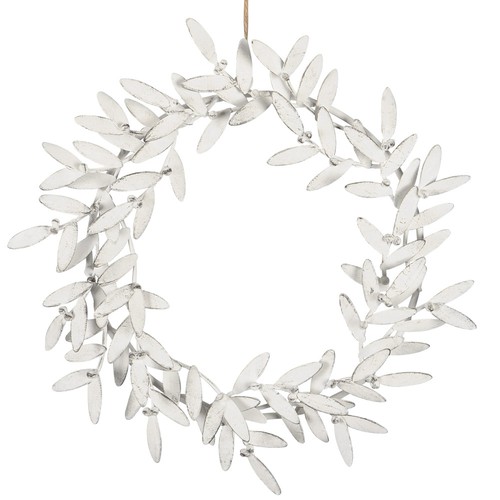 Mistelkranz blanc weiß metall - mistelkranz,