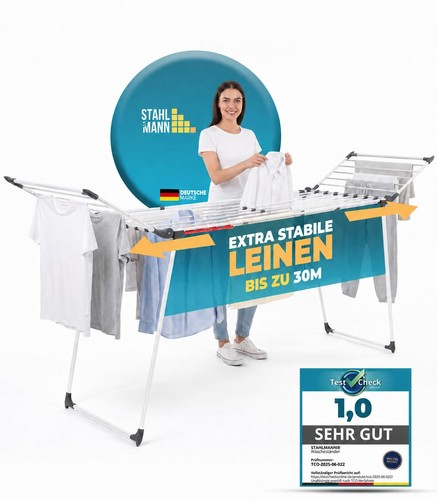 Wäscheständer ausziehbar xxl - wäscheständer,
